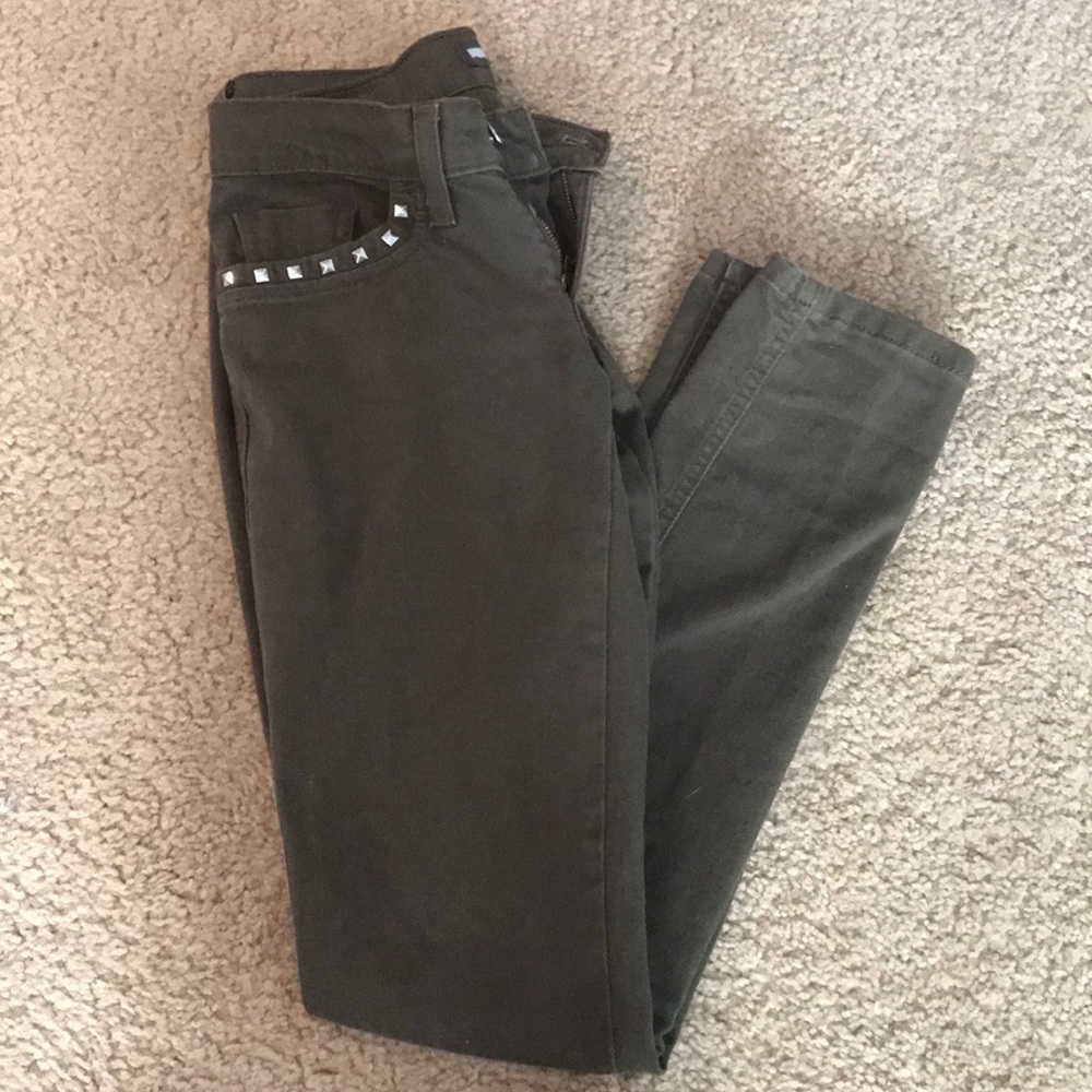 Dark olive green Levi’s